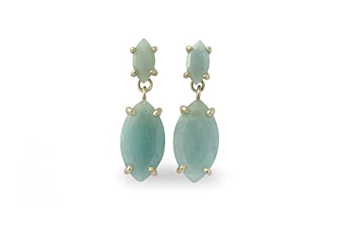 Boucles d'oreilles aigue-marine marquise le bijou idéal pour illuminer vos tenues