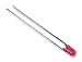 KINGBRIGHT L-934LID LED, RED, T-1 (3MM), 3MCD, 625NM (10 pieces)