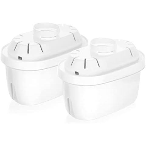 Hskyhan Alkaline Water Filter - 2022 Replacement Pitcher Water Filters, Improve PH Cartridge, 7 Stage Filtration System to Purify, Reduces Lead, Fluoride, Chlorine and More, 2 Pack Cover