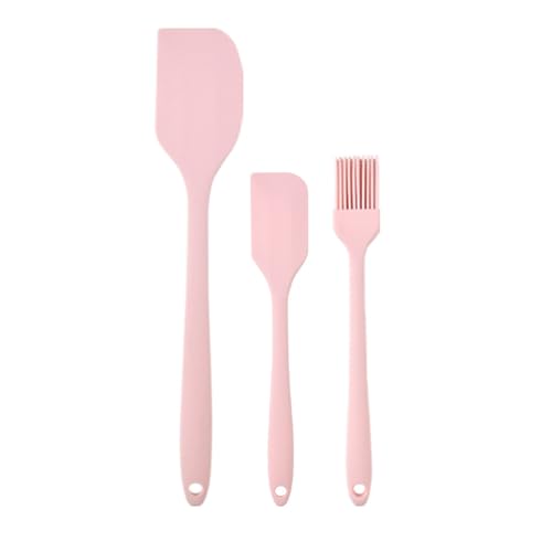 Set da cucina versatile: include 2 spatole (grandi e piccole) e un pennello per olio per mescolare, spalmare, imbastire e cuocere