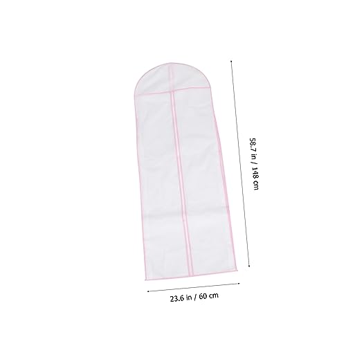 Amosfun 1 Unidade Capa De Poeira De Vestido De Noiva Saco De Armazenamento De Vestido Longo Saco De