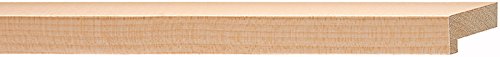 CountryArtHouse Picture Frame Moulding (Wood) 100ft bundle - Contemporary Natural Finish - 0.75