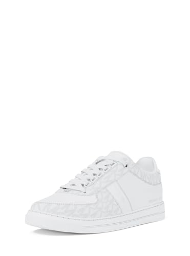 Michael Kors Men's Brady Lace Up Sneaker, Bright White, 8.5