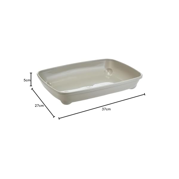Moderna Katzentoilette, warmgrau, 37 cm – Bild 6