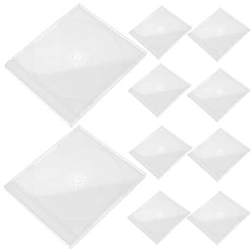 Caja de CD de 10 piezas en poliestireno resistente para guardar discos 2