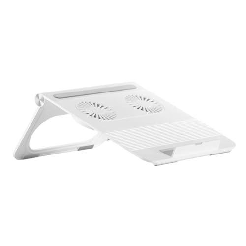 Fivetwofive Soporte de Refrigeración para Portátil Almohadilla Refrigeración para Portátil con Ventilador Dual Enfriador Portátil para Computadora Portátil Soporte Tableta Plegable Silencioso