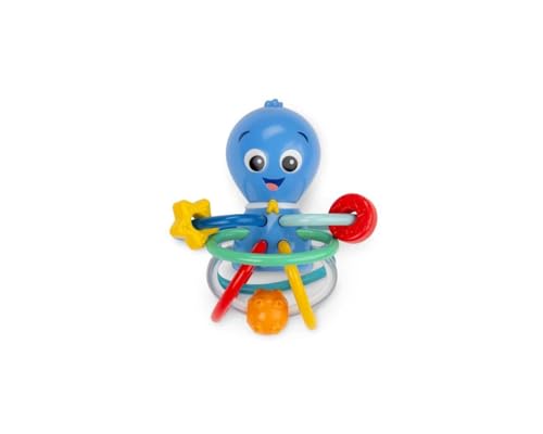 Image of Baby Einstein Ocean Explorers Opus’s Shake & Soothe Teether Toy & Rattle, Ages 0 Months and Up