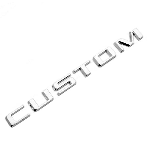 Image of 1Pc 2019-2023 Custom Letter Logo Tailgate Emblem 3D Badge Nameplate (Chrome)