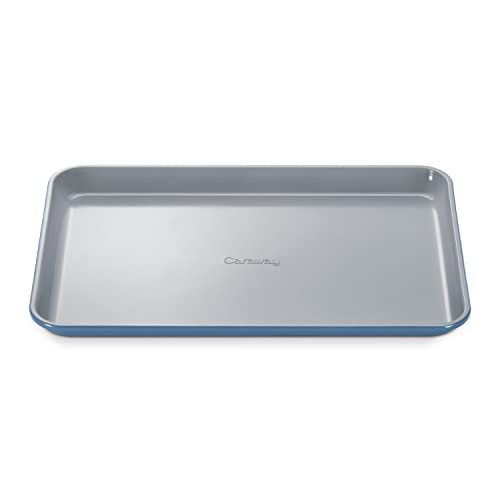 Caraway Non-Stick Ceramic Baking Sheet - Naturally Slick Ceramic Coating - Non-Toxic, PTFE & PFOA Free - Perfect for Baking, Roasting, and More - Medium (15' x 10') - Slate