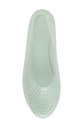 Jelly Mesh Ballet Flats for Women Clear Flat Sandals Jellies Shoes Round Toe Slip On Beach Ballet Flat2