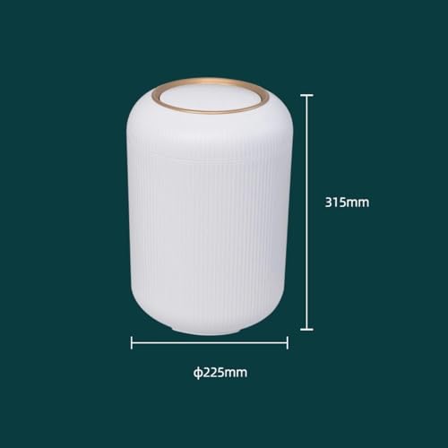 Caneca de Basura para Baño con Tapa Pequeña Verde miniatura 2