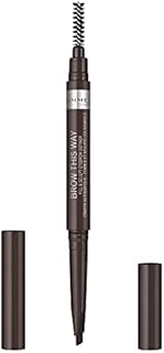 Rimmel Brow This Way Fill & Sculpt Eyebrow Definer, Dark Brown