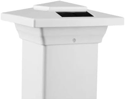 4x4 Windsor LED Solar Fence Post Cap, 3-1/2" or 4" Post - Set of 4