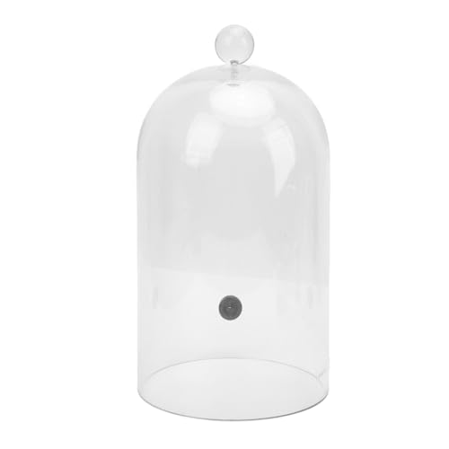 Tapa de cúpula para fumar carne barbacoa campana de ahumado acrílica EMUKOEP de 33cm 3