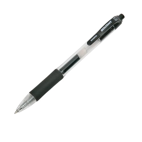 Bolígrafo Gel Retráctil AbilityOne Tinta Negra 12 unidades