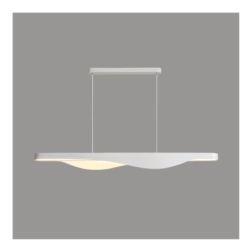 Lustre moderne minimaliste en fer et acrylique, suspension ondulée haut de gamme pour chambre