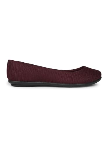 Image of Bata Sandra Women's Red Ballerina - 5 UK (5515941)