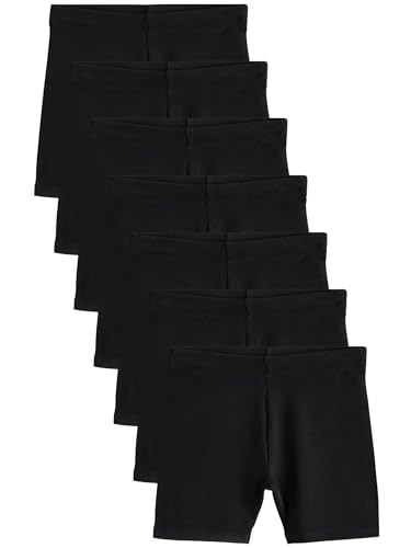 Short cycliste fille lot de 7 stretch coton cuissard enfant basique