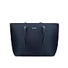 Eleganci - Damentasche - Shopper - Tasche mit Reißverschluss - Umhängetasche - Handtasche - Schultasche - Arbeitstasche - Geeignet für A4 (Blau) #2