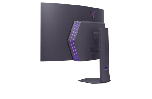 Image of LG 45 Ultragear OLED Curved Gaming Monitor - 45 inch WQHD (3440x1440) OLED - 240Hz - 0.03ms GTG - 21:9-800R - AMD FreeSync Premium Pro - G-SYNC Compatible- DisplayHDR True Black 400 Wi-Fi w /ICP Hub