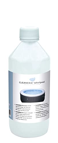 Whirlpool Reiniger Set, Dermatest sehr gut, ohne Chlor, biologisch abbaubar, als Set 0,5 Ltr. Sprühflaschen mit high twistet Hochleistungstuch 40 x 40 cm, speziell für Aufblaswhirlpools