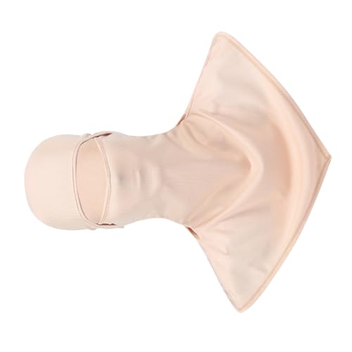 EXAOMBLE 1pc Breathable Sun Block Headgear Mask for Outdoor Activities Quick-drying Cycling Face Mask Protective Scarf Sweat-absorbing Design for Hiking Riding and More Yellow