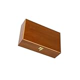 Zanthicia Caja de almacenamiento de Para madera con base antideslizante para organizar tesoros y joyas, recuerdos, decoración del hogar de estilo vintage, caja de Para madera para