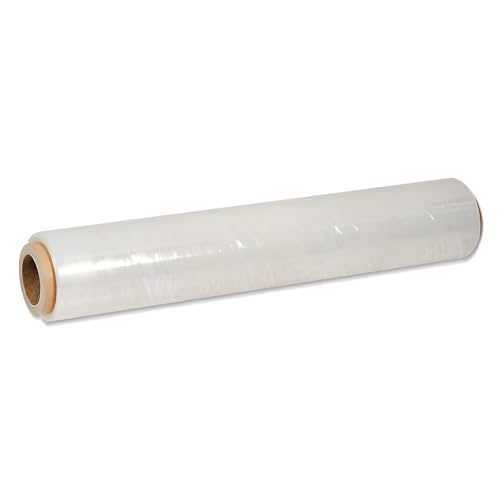 G4Goods® 1 Roll Strong Durable Clear Pallet Wrap 400mm x 150m x 20mu | Tear-Resistant Stretch Shrink Film | Water & Moisture Proof | High-Quality & Easy-to-Use