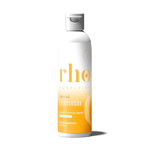 Rho Nutrition Liposomal Quercetin - Ultra High Absorption Liquid Quercetin Supplement Seasonal and Immune Support
