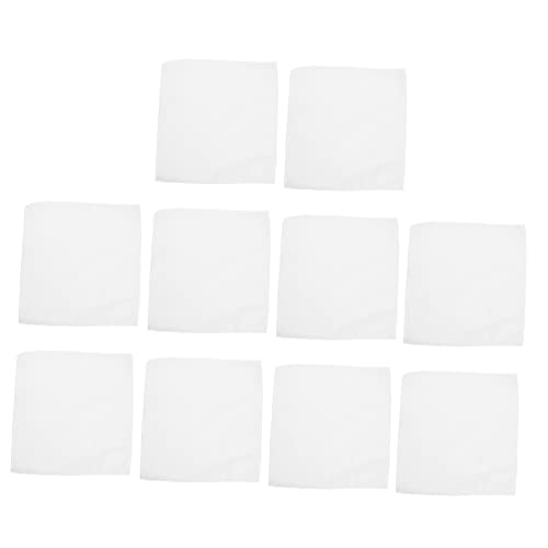 KOMBIUDA 10 Piezas Trapo Limpiar paño Toallas absorbentes Toallas de Cocina Toallas de Limpieza de Platos Lavar Trapos Toallas de Limpieza de Cocina Ropa de Microfibra Blanco