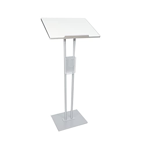 Podio de escritorio de pie para iglesia y oficina, atril con mesa para restaurantes, bodas y aulas, plataforma de pie versátil