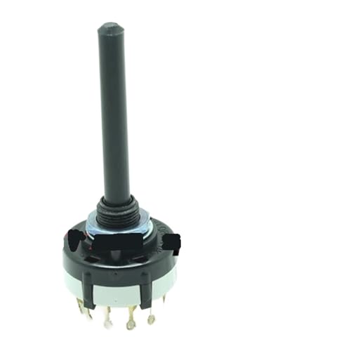 Interrupteur rotatif SR261 commutateur plastique 3 pôles 4 positions
