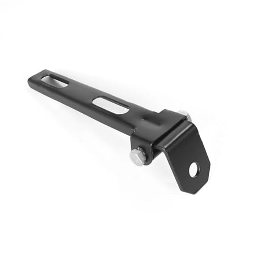 Soporte de montaje para asiento individual negro optimizado para estabilidad en Harley y Custom