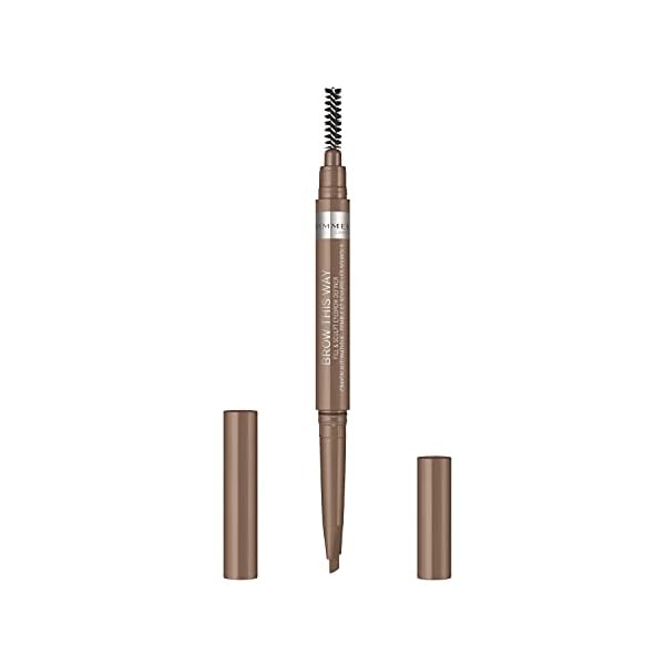 Rimmel-Brow-This-Way-Fill-Sculpt-Eyebrow-Definer-Blonde Rimmel Brow This Way Fill & Sculpt Eyebrow Definer, Blonde, 0.39x5.63x0.39 Inch (Pack of 1)
