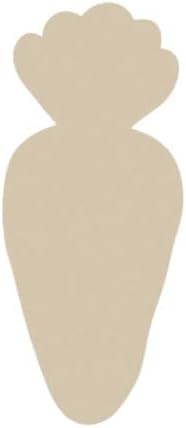 Easter Carrot Unfinished Cutout, Wooden Shape, MDF DIY Craft