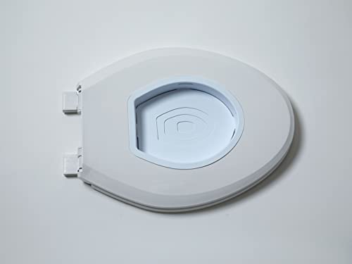 Hover Cat Seat Cat Toilet Training Kit - Cat Potty Toilet Training Kit - Cat Training - Toilet Training for Cats Includes Toilet Seat Plus 4 Training Plates - for Round & Elongated Toilet Seat Size - Thumbnail 7