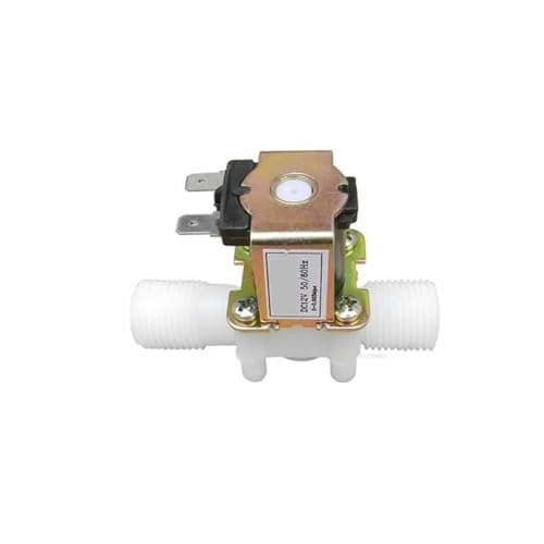 Válvula solenoide 1/2 control de agua 24V normalmente cerrada para tuberías rosca 5