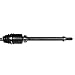 GSP NCV53001 CV Axle Shaft Assembly - Right Front (Passenger Side), black/silver