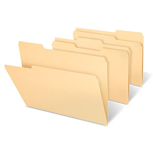 Office Depot® Brand Heavyweight Manila File Folders, 1/3 Cut, Letter Size, Manila, Pack Of 50 #TOP2