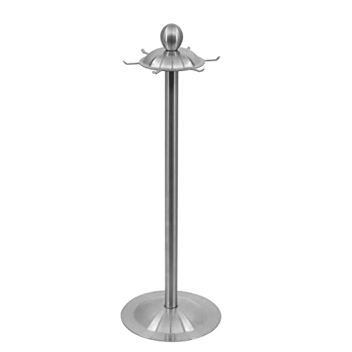 Fulusor Utensilios de cocina soporte giratorio acero inoxidable 6 suspensiones