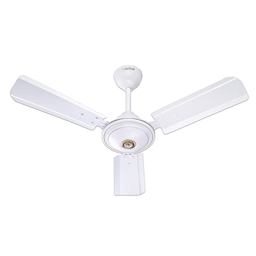 ACTIVA Apsara 900mm Ceiling Fan, 650 RPM High Speed Air Delivery, Aerodynamic Wide Tipped Blade for Air Delivery in Every CornerAnti Dust Coating, 60 Watt Motor, 2 Years Warranty - White