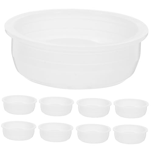 KICHOUSE 20pcs Plastic Bucket Lid Drum Thread Caps Bung Cap Plugs Oil Barrel Lids Oil Barrel Plug Small Barrel Caps Drum Caps Drum Bung Plug Oil Drum Seal Caps Oil Drum Plugs White