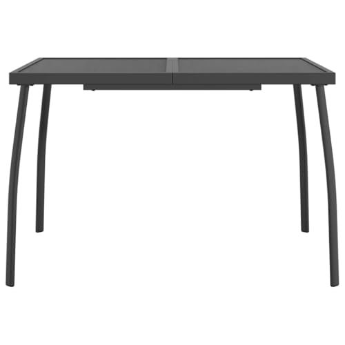 Ensemble à manger de jardin avec chaises pliables pour petits espaces extérieurs - 8