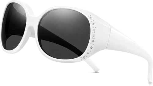 Yogo Vision Fit Over Polarized Sunglasses for Women Wraparound Glasses