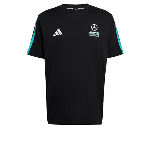 adidas Men's Mercedes - AMG Petronas Formula 1 Team DNA TEE, Black/semi Mint Rush, 3XL