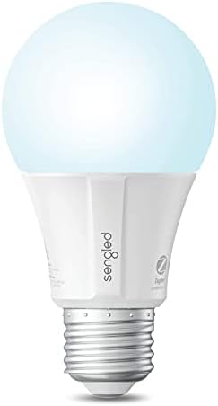 Sengled Zigbee Smart Bulb, Smart Hub Required, Works with SmartThings and Echo with built-in Hub, Voice Control with Alexa and Google Home, Daylight 60W Equivalent A19 Alexa Light Bulb, 1 Pack