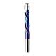 Spiral Flush Trim Router Bit, 8mm Schaft 35mm Schnittlänge Vollhartmetall Kompression Flush Trim Router Bits Spiral mit Nano beschichtet,2 Flutes Up und Down Cutter Bits für Holzbearbeitung Trimmen