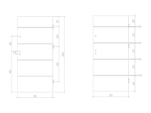 Miniatura 3 de Vente-Unique-Puerta De Entrada De Acero Y Inox Alt. 207 X Ancho 100 Cm Antracita - Se Abre Hacia La Izquierda Naxara