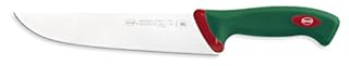 Sanelli Premana Professional Confezione Coltelli macellaio, Acciaio Inossidabile, Verde / Rosso, 39 x 13 x 3 cm, 2 Unità