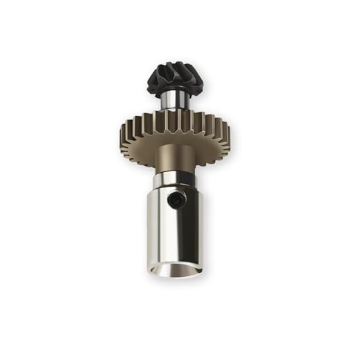 Hosim 1:10 Scale RC Car Differential Gear Helical Rear Drive Gear Upgrade Accessories Chrome Steel, X07-CS06 Accessory Spare Parts for Hosim X07 X07W X08 X15W 1/10 Scale